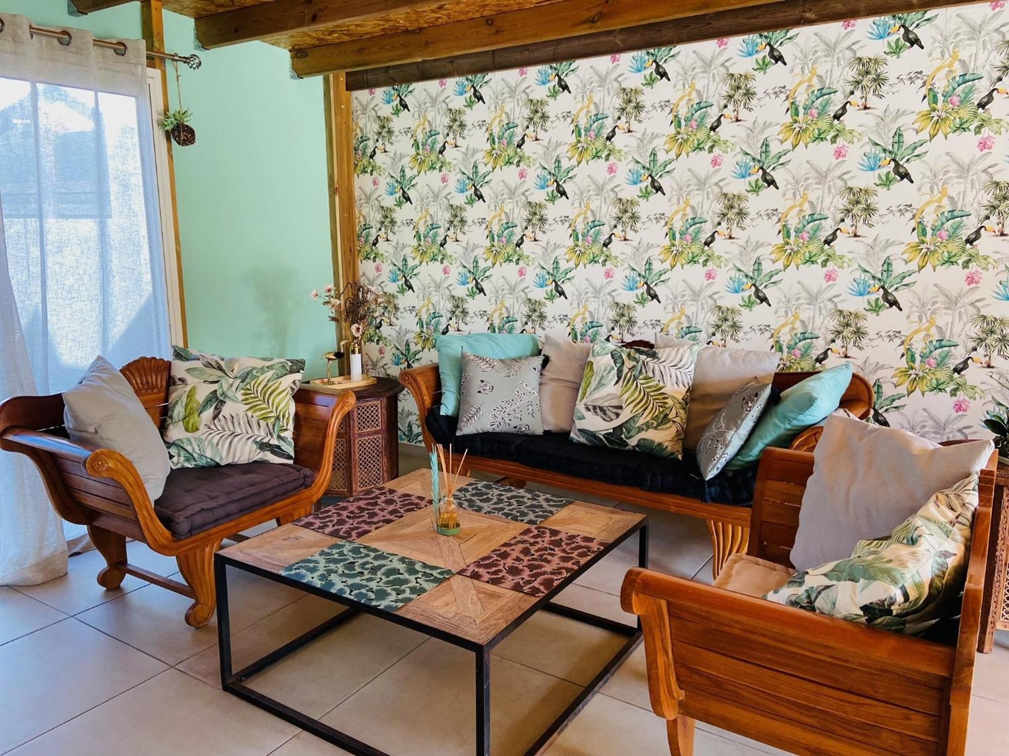 Le Nid Tropical, Piscine Chauffee Vila Étang-Salé les Bains Quarto foto